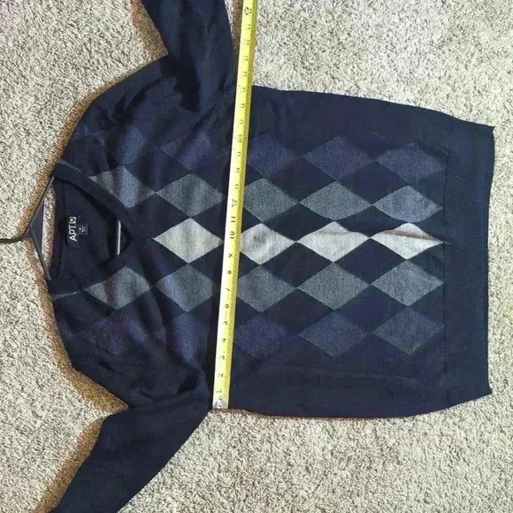 Apt.9 long sleeve shirt, black and gray, large - Picture 6 of 6